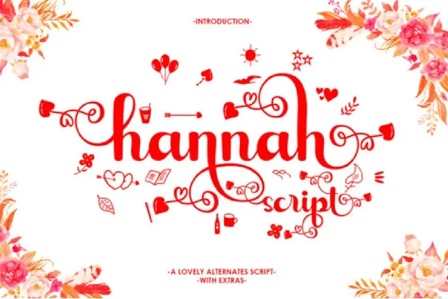 Hannah font