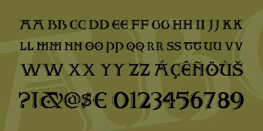 Two For Juan NF font