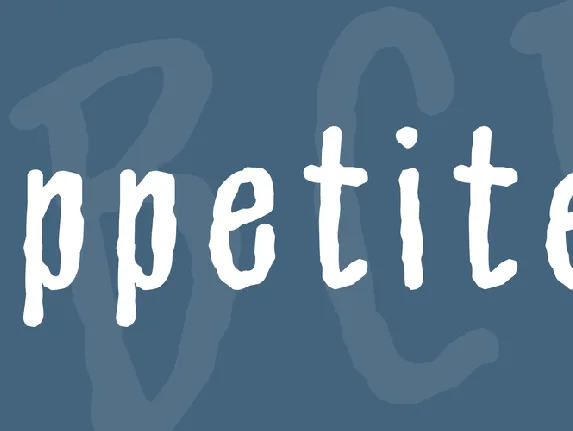 Appetite font