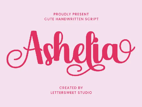 Ashelia font