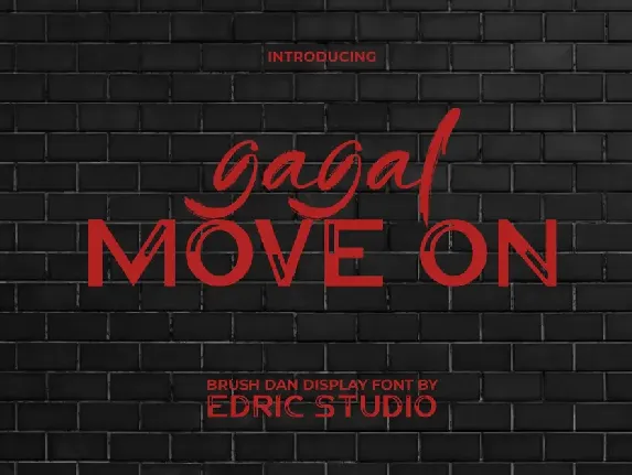 Gagal Move on font