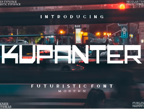 Kupanter font