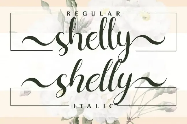 Shelly Calligraphy font