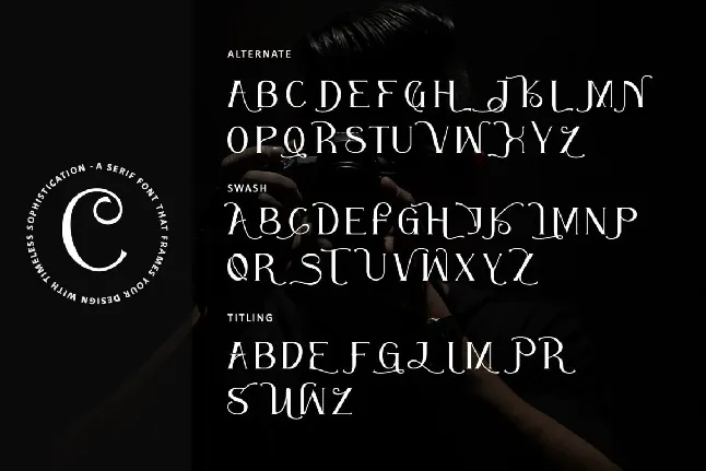 Shutter Photography - Personal use font