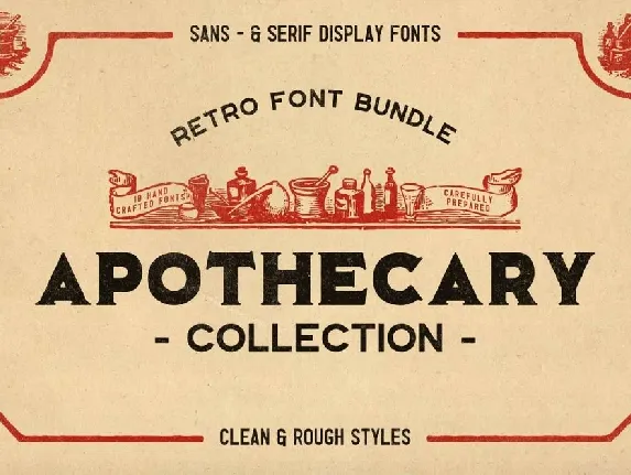 The Apothecary Collection font