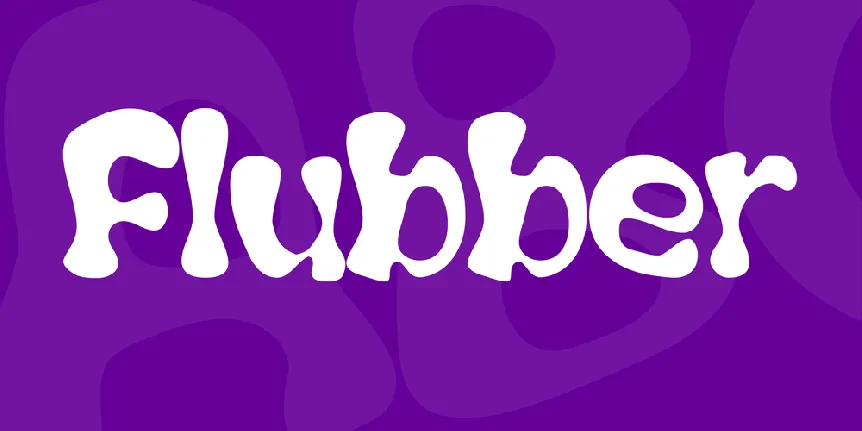 Flubber font