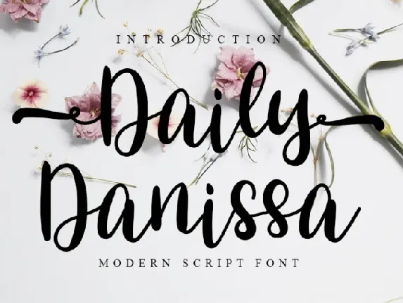 Daily Danissa font