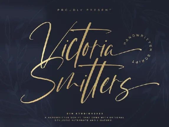 Victoria Smitters font