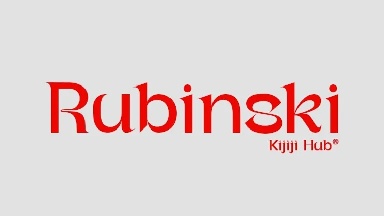 Rubinski Sans Serif font