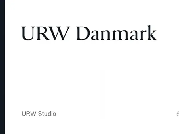 URW Danmark Family font