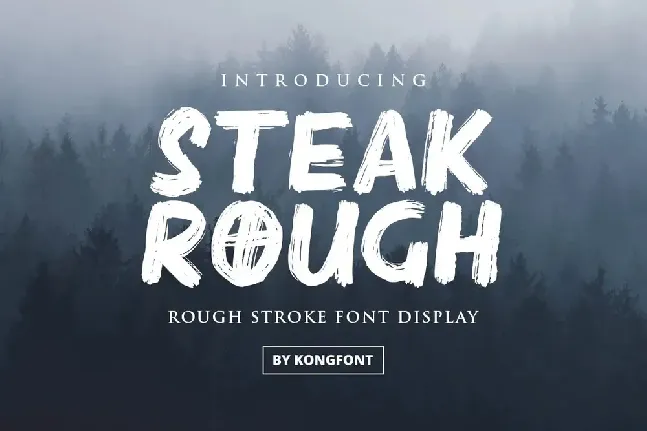 Steak Rough font