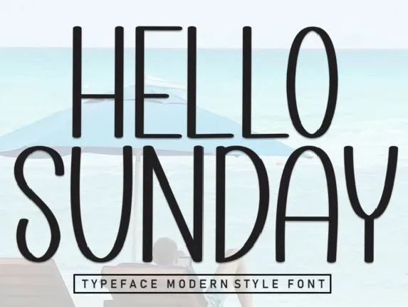 Hello Sunday Display font