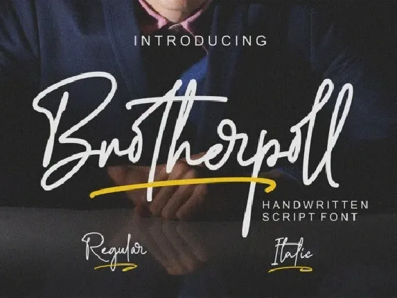 Brotherpoll Script font