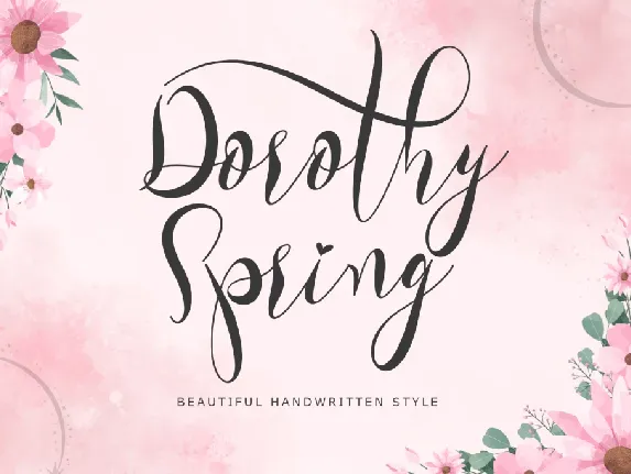 Dorothy Spring font