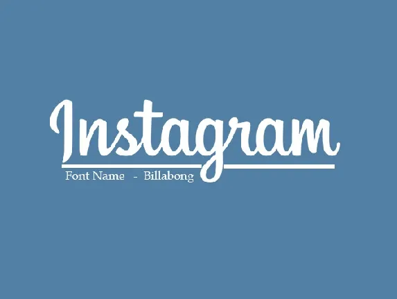 Instagram font