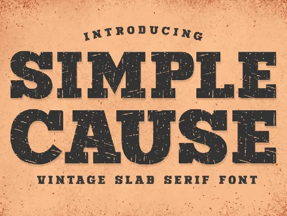 Simple Cause font