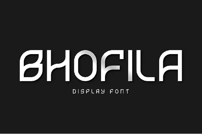 Bhofila font