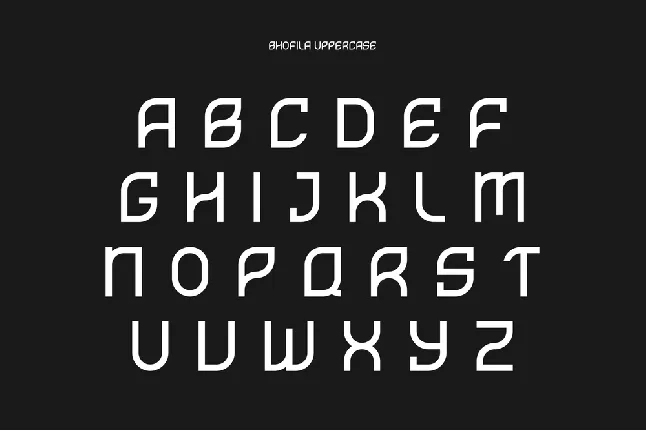 Bhofila font