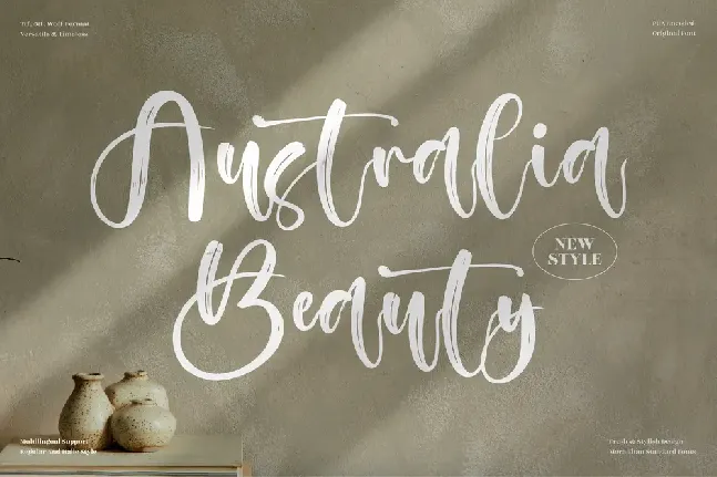 Australia Beauty font