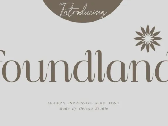 Foundland font