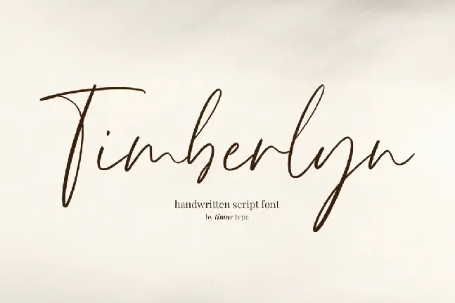 Timberlyn font