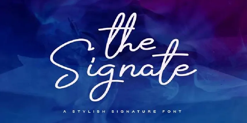 The Signate font