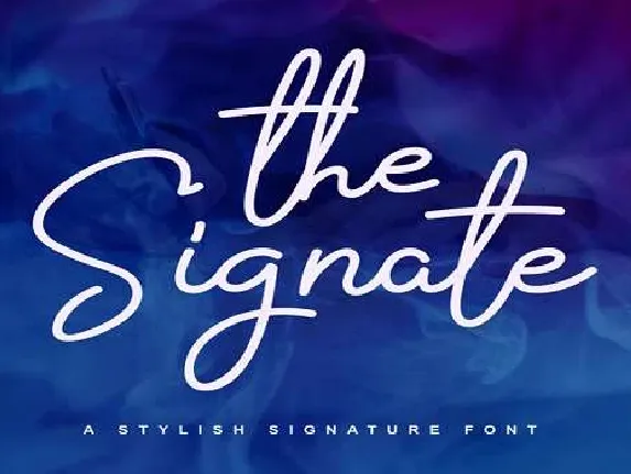 The Signate font