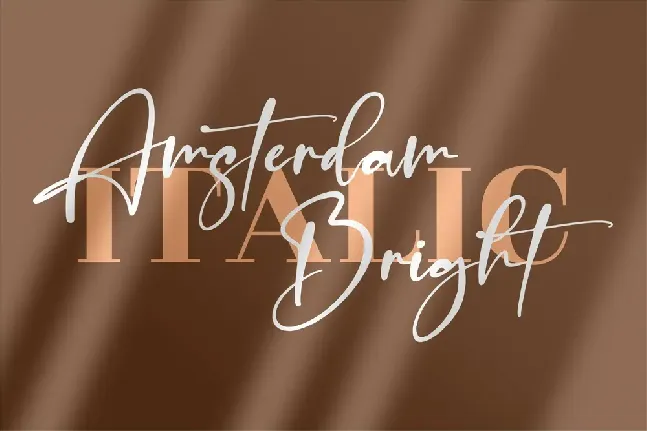 Amsterdam Bright font