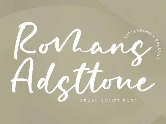 Romans Adsttone font