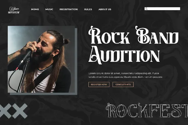 Guitar Rocker - Personal use font