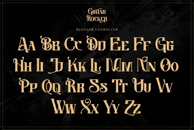 Guitar Rocker - Personal use font