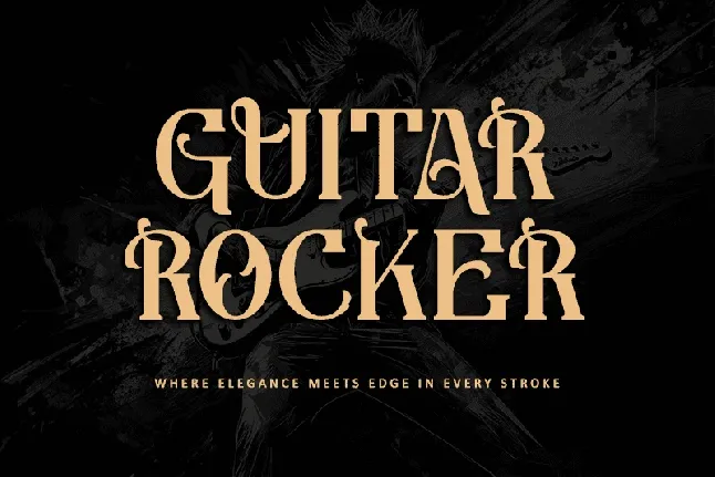 Guitar Rocker - Personal use font