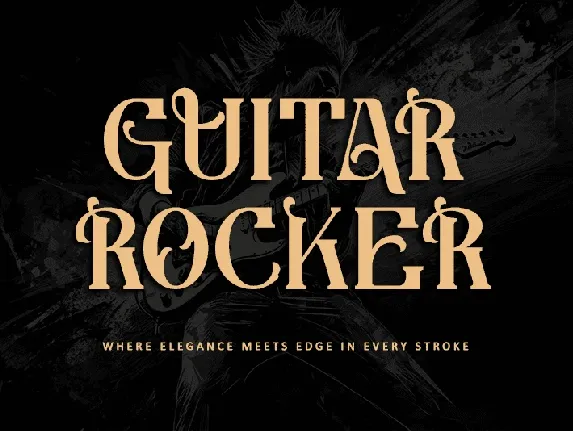 Guitar Rocker - Personal use font