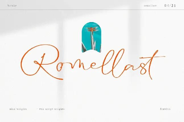 Romellast font