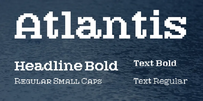 Atlantis font