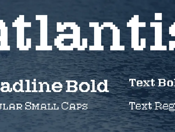 Atlantis font