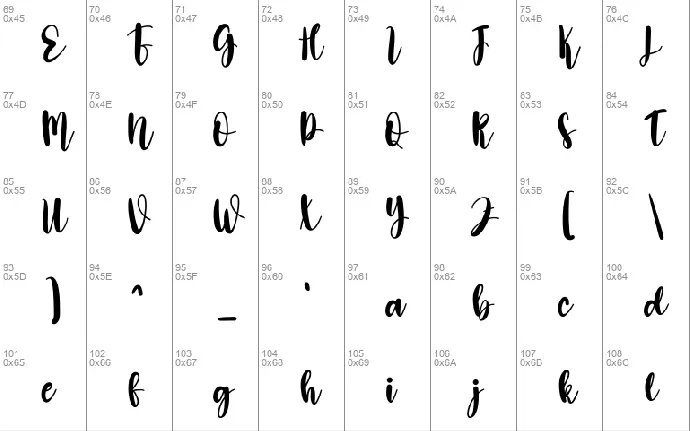 Amellia font