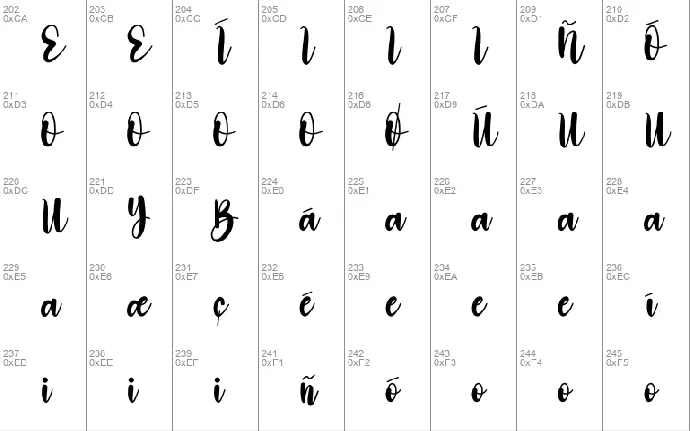 Amellia font