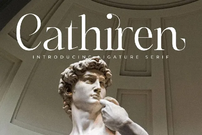 Cathiren font