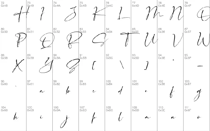 Senorita Signature font