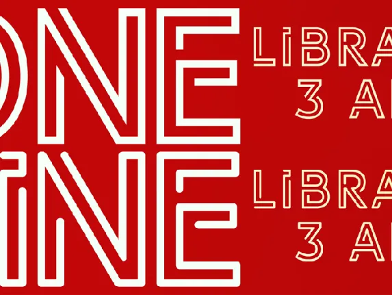 LIBRARY 3 AM font