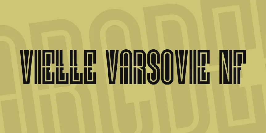 Vielle Varsovie NF font