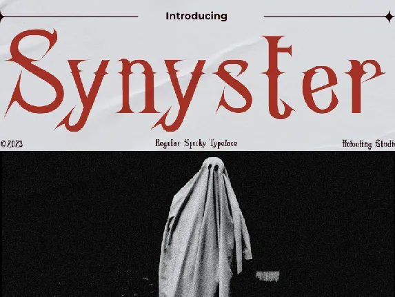 Synyster Display font