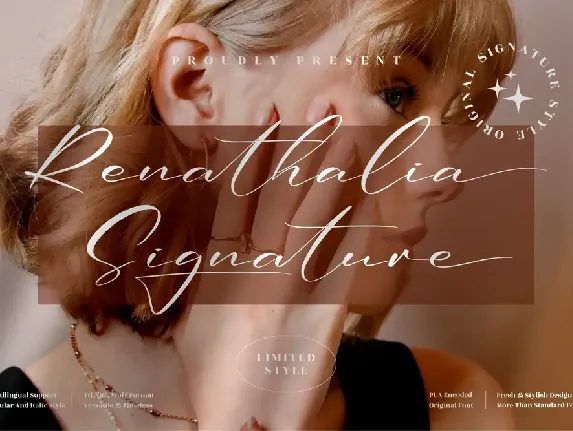 Renathalia Signature font