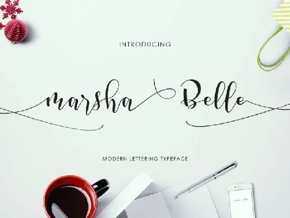 Marsha Belle Free font