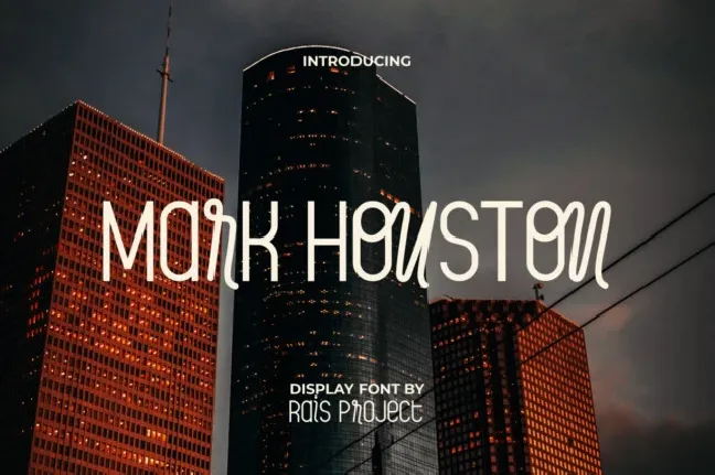 Mark Houston font