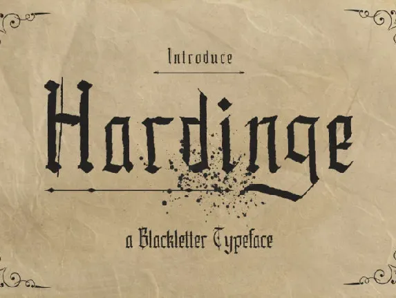 Hardinge Free Trial font