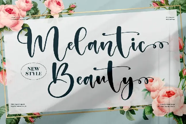 Melantic Beauty font