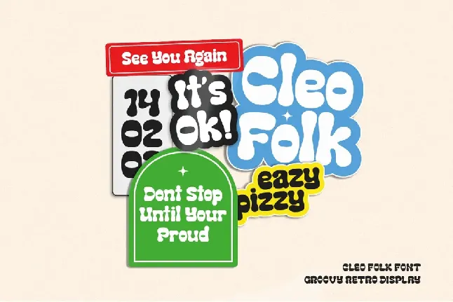 Cleo Folk Demo font