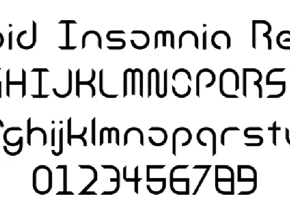 Android Insomnia font